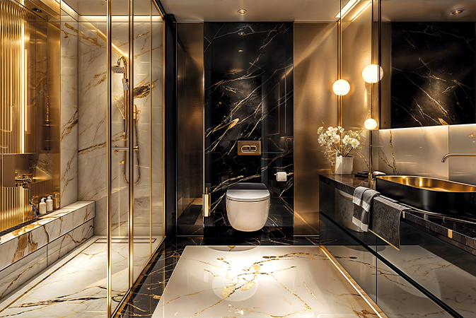 Luxury Bathroom at Diamondz by Danube Properties